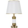 Mauro Ferretti lampe de table Whity E27 Ø 31x52 cm or blanc