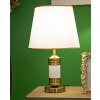 Mauro Ferretti lampe de table Whity E27 Ø 31x52 cm or blanc