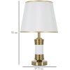 Mauro Ferretti lampe de table Whity E27 Ø 31x52 cm or blanc