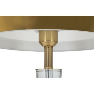 Mauro Ferretti lampe de table Kristal E27 Ø 30x56 cm or blanc
