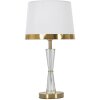 Mauro Ferretti lampe de table Kristal E27 Ø 30x56 cm or blanc