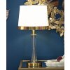 Mauro Ferretti lampe de table Kristal E27 Ø 30x56 cm or blanc