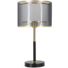 Mauro Ferretti lampe de table niveaux E27 Ø 25x48 cm noir or