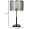 Mauro Ferretti lampe de table niveaux E27 Ø 25x48 cm noir or
