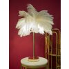 Mauro Ferretti lampe de table Palmier 2 flammes E14 Ø 40x55 cm blanc or