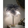 Mauro Ferretti lampe de table Palmier 2 flammes E14 Ø 55x60 cm gris or
