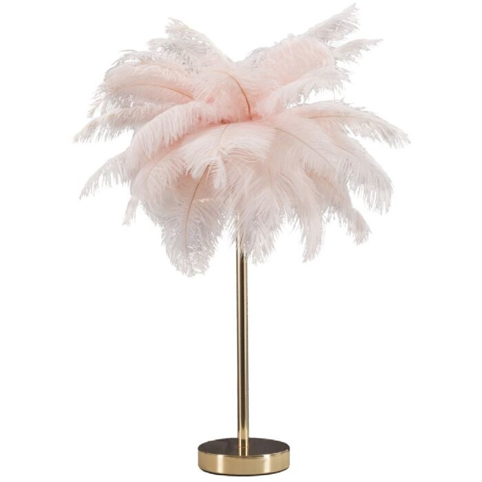 Mauro Ferretti lampe de table Palmier 2 flammes E14 Ø 40x55 cm rose doré
