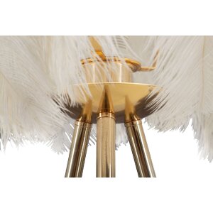 Mauro Ferretti lampe de table support à ressort E27 Ø 40x60 cm or blanc