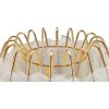 Mauro Ferretti lampe de table support à ressort E27 Ø 40x60 cm or blanc
