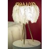 Mauro Ferretti lampe de table support à ressort E27 Ø 40x60 cm or blanc