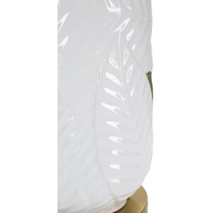 Mauro Ferretti lampe de table céramique E27 Ø 40x70 cm or blanc