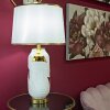 Mauro Ferretti lampe de table céramique E27 Ø 40x70 cm or blanc