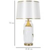 Mauro Ferretti lampe de table céramique E27 Ø 40x70 cm or blanc