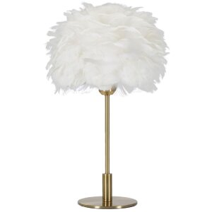Mauro Ferretti lampe de table ressort sphérique E27 Ø 30x50 cm or blanc