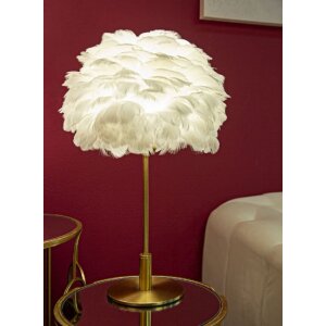 Mauro Ferretti lampe de table ressort sphérique E27 Ø 30x50 cm or blanc