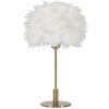 Mauro Ferretti lampe de table ressort sphérique E27 Ø 30x50 cm or blanc