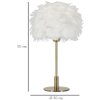 Mauro Ferretti lampe de table ressort sphérique E27 Ø 30x50 cm or blanc