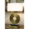 Mauro Ferretti lampe de table Münze E270 Ø 30x53 cm or blanc