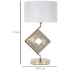 Mauro Ferretti lampe de table Move E27 Ø 30x56 cm or blanc