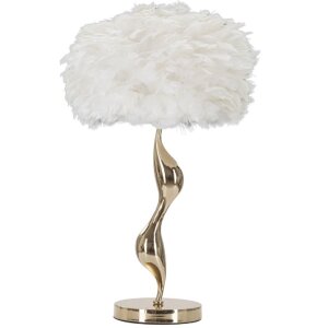 Mauro Ferretti lampe de table Schlank E27 Ø 40x63 cm blanc or