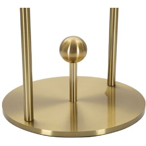 Mauro Ferretti lampe de table Glamy Arc E14 Ø 21x47 cm or blanc
