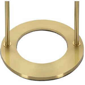 Mauro Ferretti lampe de table Glamy Arc E14 Ø 21x50 cm or blanc