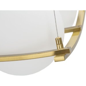 Mauro Ferretti plafonnier Japon carré 4-flamme E27 45x45x20 cm or blanc