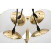 Mauro Ferretti plafonnier Japon carré 4-flamme E27 45x45x20 cm or blanc