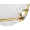 Mauro Ferretti plafonnier Japon carré 4-flamme E27 45x45x20 cm or blanc