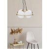 Mauro Ferretti plafonnier Japon carré 4-flamme E27 45x45x20 cm or blanc