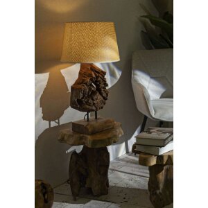 Mauro Ferretti lampe de table Kepala E27 Ø 35x69 cm brun