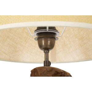 Mauro Ferretti lampe de table Kepala E27 Ø 35x69 cm brun