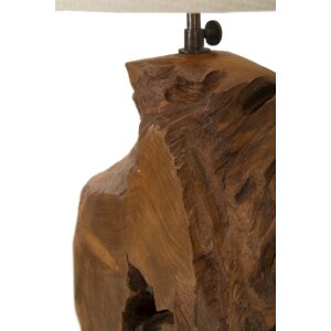 Mauro Ferretti lampe de table Kepala E27 Ø 35x69 cm brun