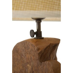 Mauro Ferretti lampe de table Kepala E27 Ø 35x69 cm brun