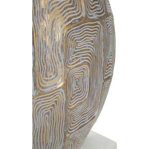 Mauro Ferretti lampe de table Eklipsen E27 Ø 38x64 cm or blanc