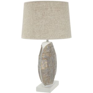Mauro Ferretti lampe de table Eklipsen E27 Ø 38x64 cm or blanc