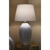 Mauro Ferretti lampe de table Welle E27 Ø 35x65 cm argent blanc