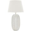 Mauro Ferretti lampe de table feuille E27 Ø 35x65 cm blanc or