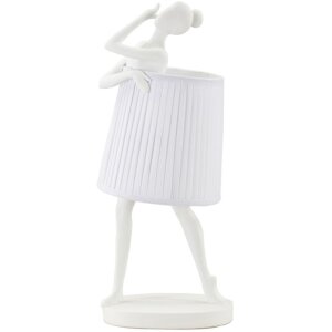 Mauro Ferretti lampe de table Ballet E14 Ø 29x25x62,5 cm blanc