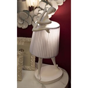 Mauro Ferretti lampe de table Ballet E14 Ø 29x25x62,5 cm blanc