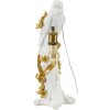 Mauro Ferretti lampe de table perroquet E27 20x20x50,5 cm blanc or