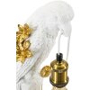 Mauro Ferretti lampe de table perroquet E27 20x20x50,5 cm blanc or