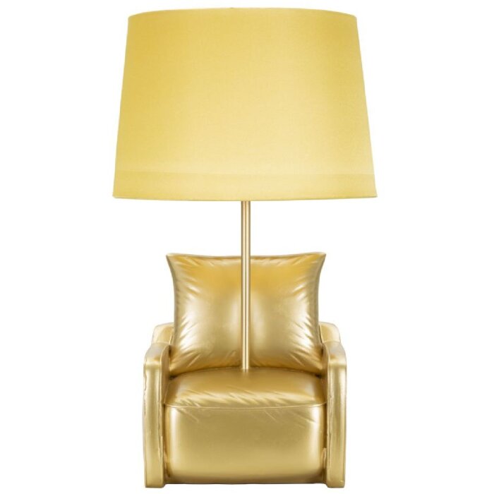 Mauro Ferretti lampe de table Century E27 26x46 cm or