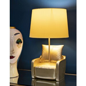 Mauro Ferretti lampe de table Century E27 26x46 cm or