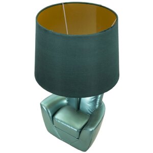 Mauro Ferretti lampe de table Jahrhundertmitte E27 26x43 cm turquoise