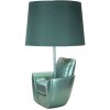 Mauro Ferretti lampe de table Jahrhundertmitte E27 26x43 cm turquoise
