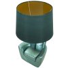 Mauro Ferretti lampe de table Jahrhundertmitte E27 26x43 cm turquoise