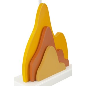 Lampe de table Mauro Ferretti couleur E27 30x57 cm jaune
