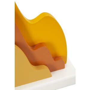 Lampe de table Mauro Ferretti couleur E27 30x57 cm jaune