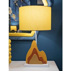 Lampe de table Mauro Ferretti couleur E27 30x57 cm jaune
